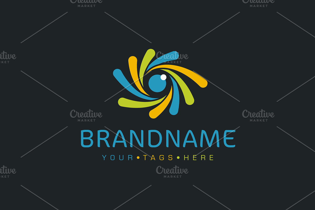 Spiral Eye Custom Logo, a Branding & Logo Template by ARTE MIGUEL (Photo 2 of 3)