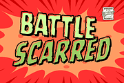 Battle Scarred - rough comic font, a Font by Comicraft Fonts (Thumbnail 1 of 4)