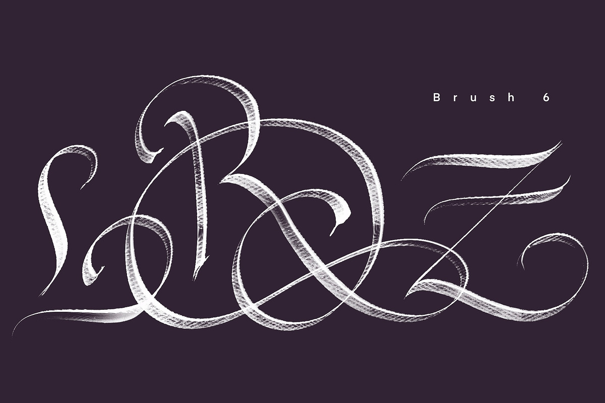 CalligraphyMasters Procreate Brushes, a Brush Add-On by the Fontmaker (Photo 25 of 38)