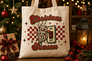 Retro Skeleton Christmas Png Bundle, an Object Graphic by Daisy Design (Thumbnail 6 of 22)