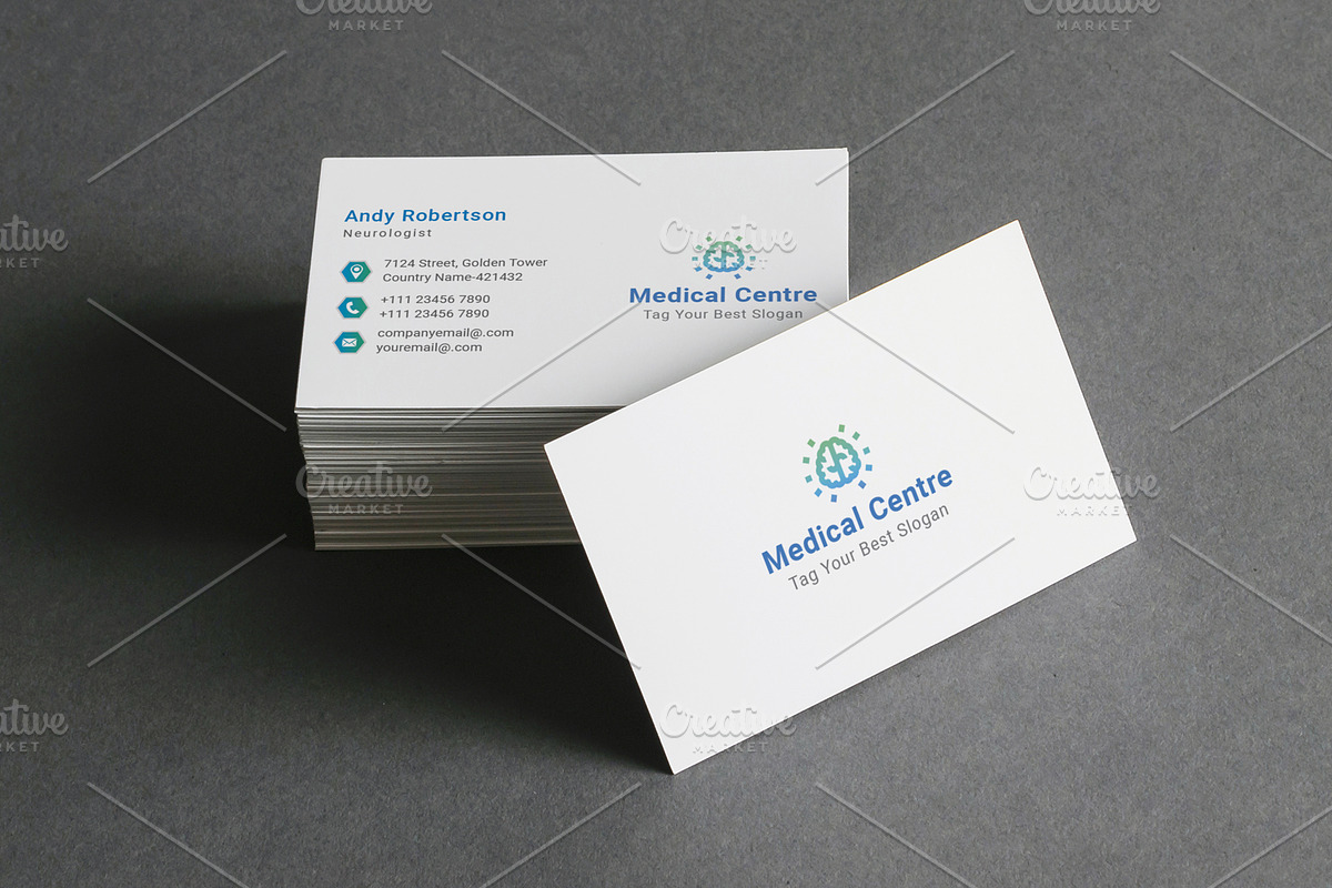 Medical Centre Business Card, a Business Card Template by graphicsunday (Photo 8 of 8)