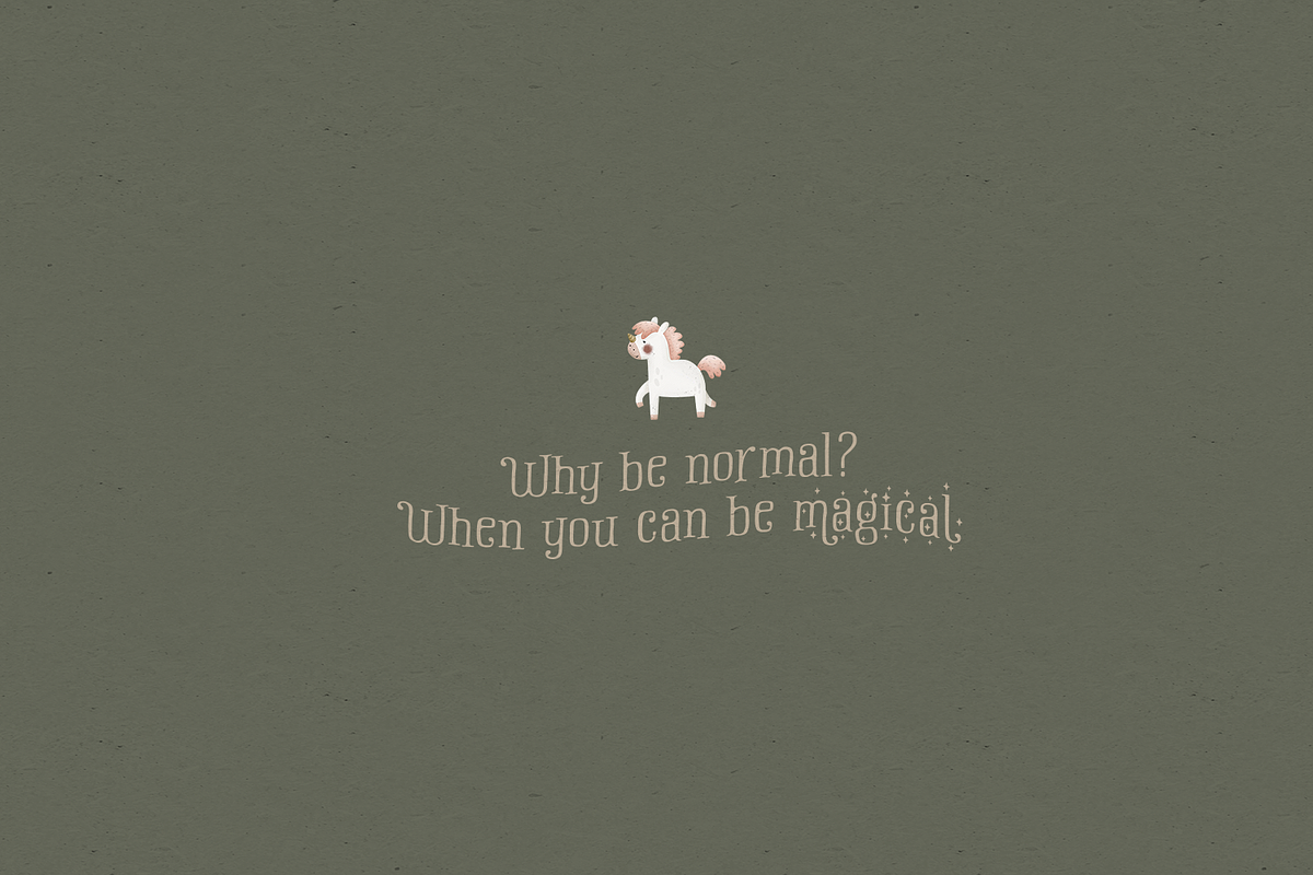 Billion Magical, a Handwritten Font by Orenari (Photo 8 of 13)