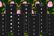 100 Star stamp brushes, a Brush Add-On by seamless team (Thumbnail 4 of 4)