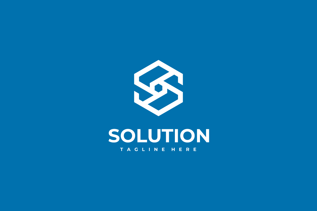 Solution - Geometric Letter S Logo, a Branding & Logo Template by yopie (Photo 5 of 6)