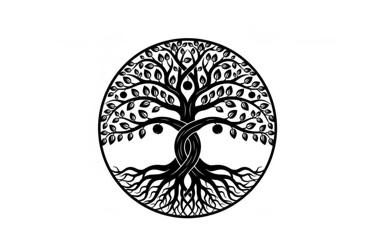 Sacred Tree of Life Vector Bundle, an Illustration by Designs_River (Photo 50 of 51)
