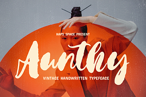 Aunthy - Vintage Handwritten