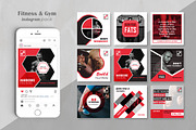 Fitness & Gym Social Media Pack, a Social Media Template by ZAAS (Thumbnail 4 of 6)