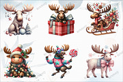 Cute Christmas Moose Sublimation, a Graphic by designcity5 (Thumbnail 3 of 5)