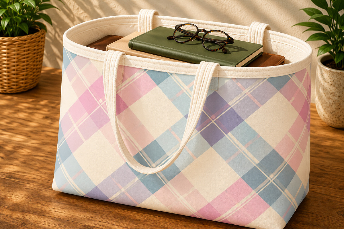 Pastel Check Seamless Pattern Bundle, a Pattern Graphic by Canvas Craft (Photo 5 of 9)