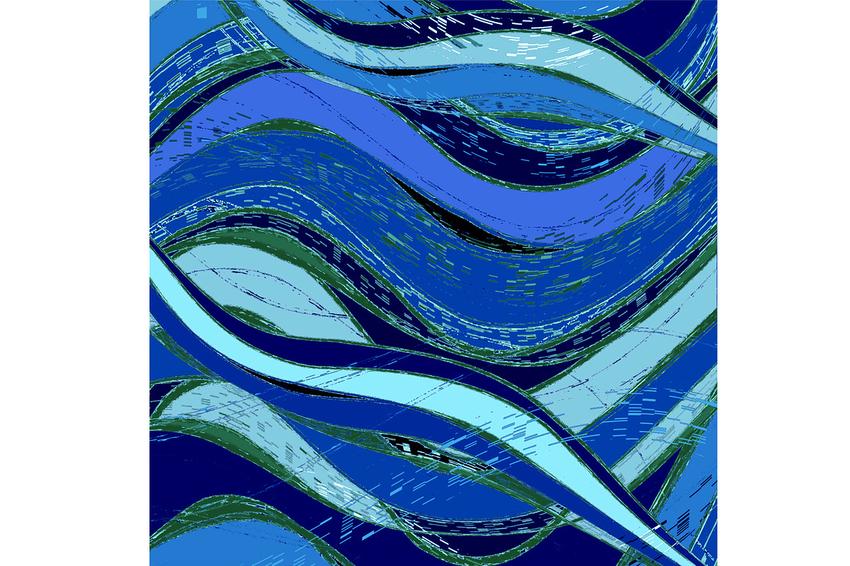 Blue Minerva, a Background Graphic by Sharon Schwalbe (Photo 6 of 7)