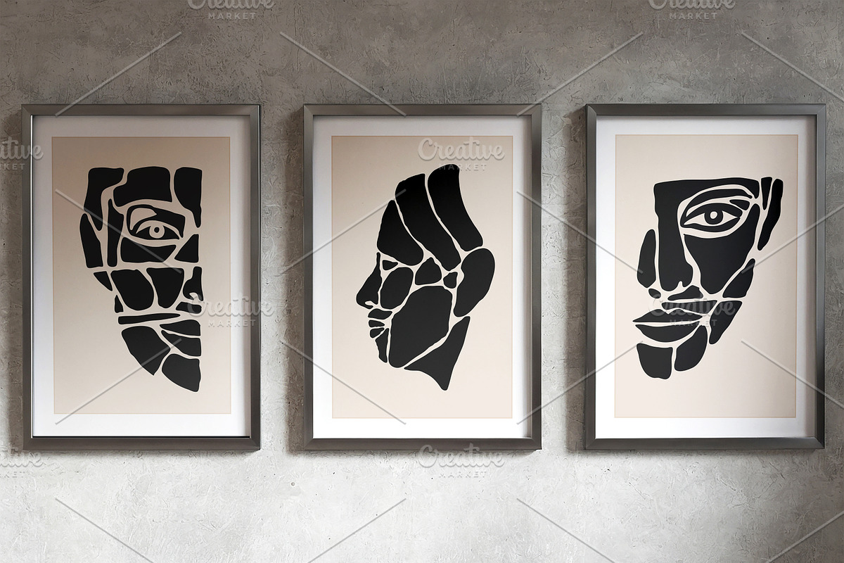 Woman Surreal Face Posters, an Object Graphic by C Design Studio (Photo 13 of 17)