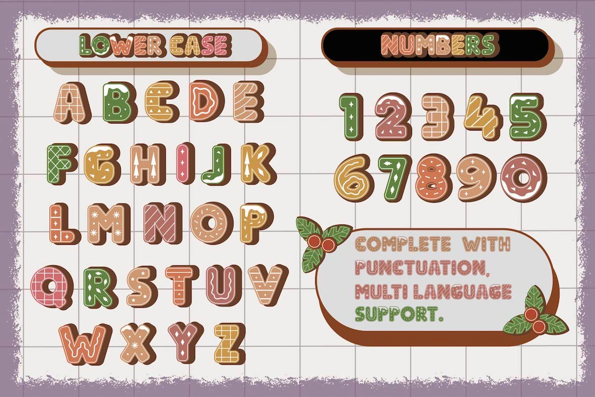 Cookies For Santa, a Font by caocastudio (Photo 3 of 5)