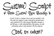 Suomi Script, a Script Font by Suomi Type Foundry (Thumbnail 1 of 2)