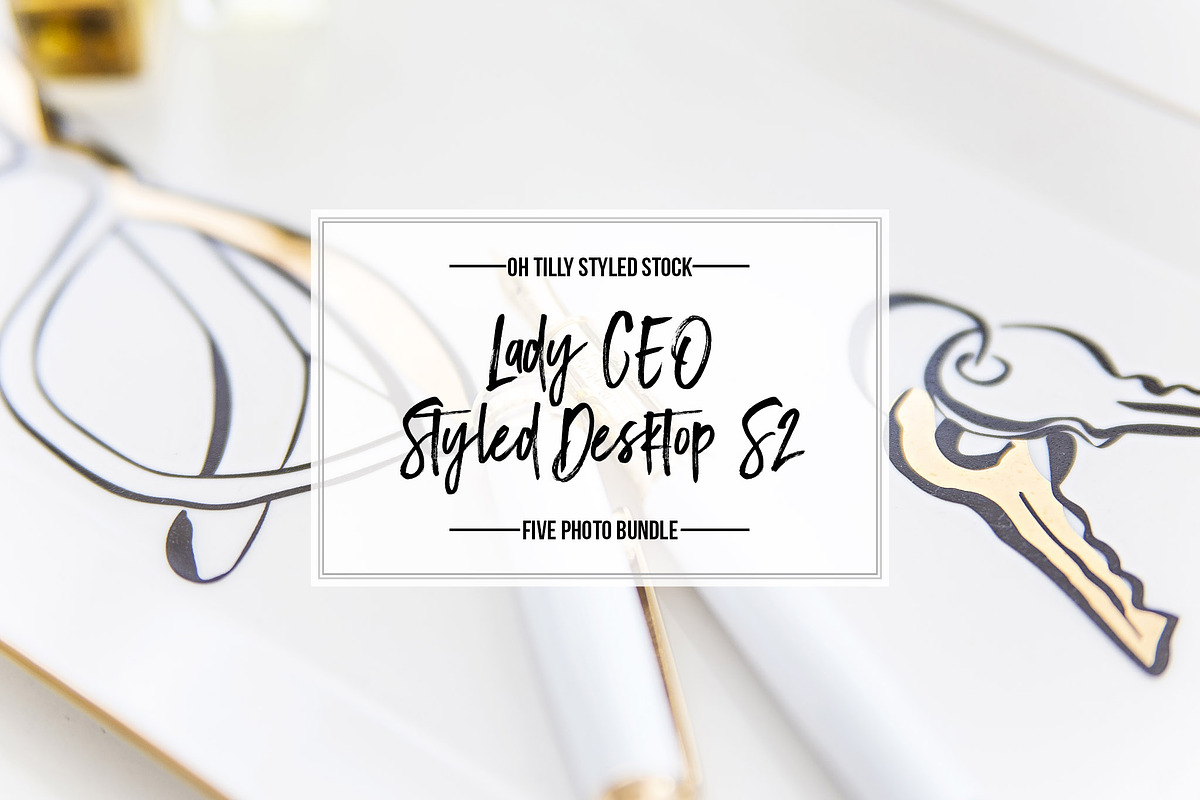 Fancy office flatlays & styled desk stock photo containing layered psd and psd, a Business Photo by OhTilly (Photo 1 of 4)