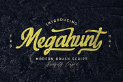 Megahunt - Brush Script Font, a Script Font by StringLabs (Thumbnail 1 of 13)
