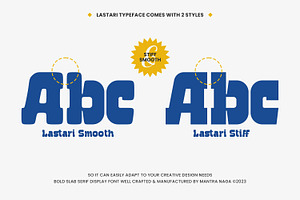 Lastari - Bold Slab Serif Display