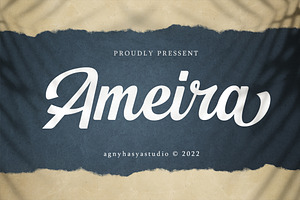 Ameira - Script Font