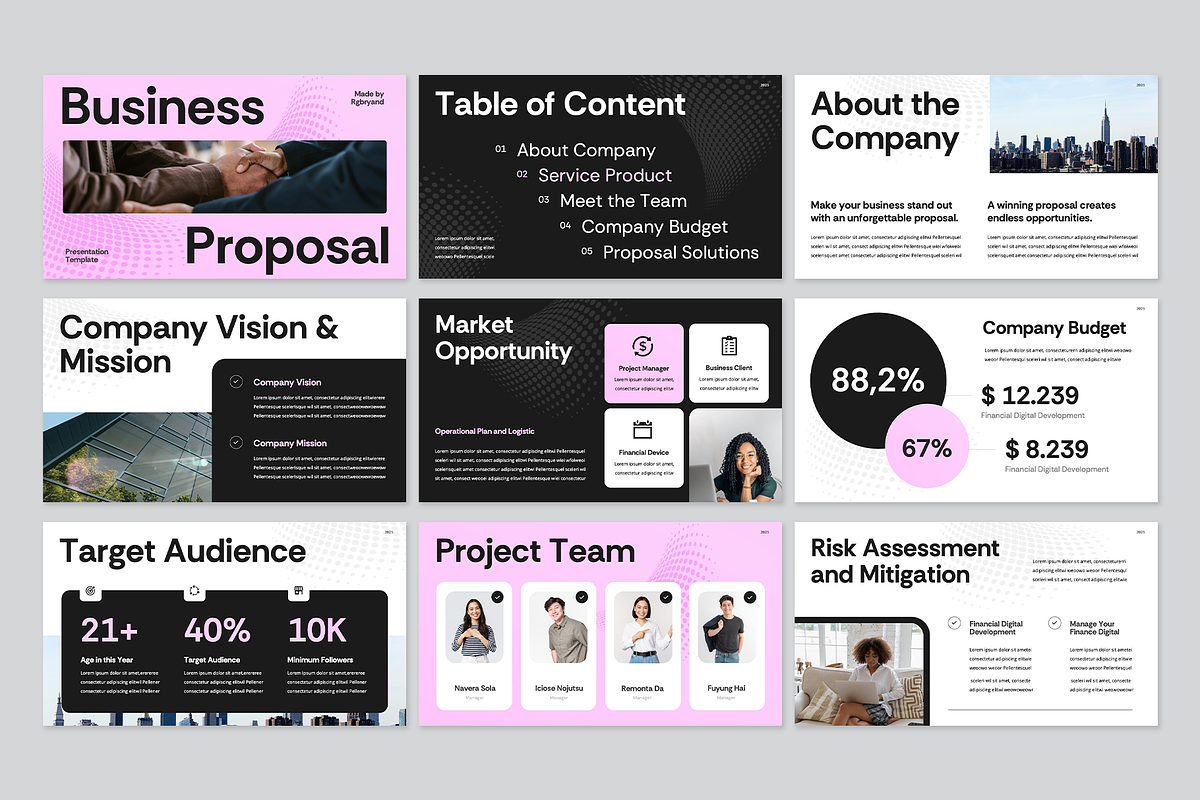 Business Proposal PowerPoint, a Presentation Template by rgbryand (Photo 3 of 7)