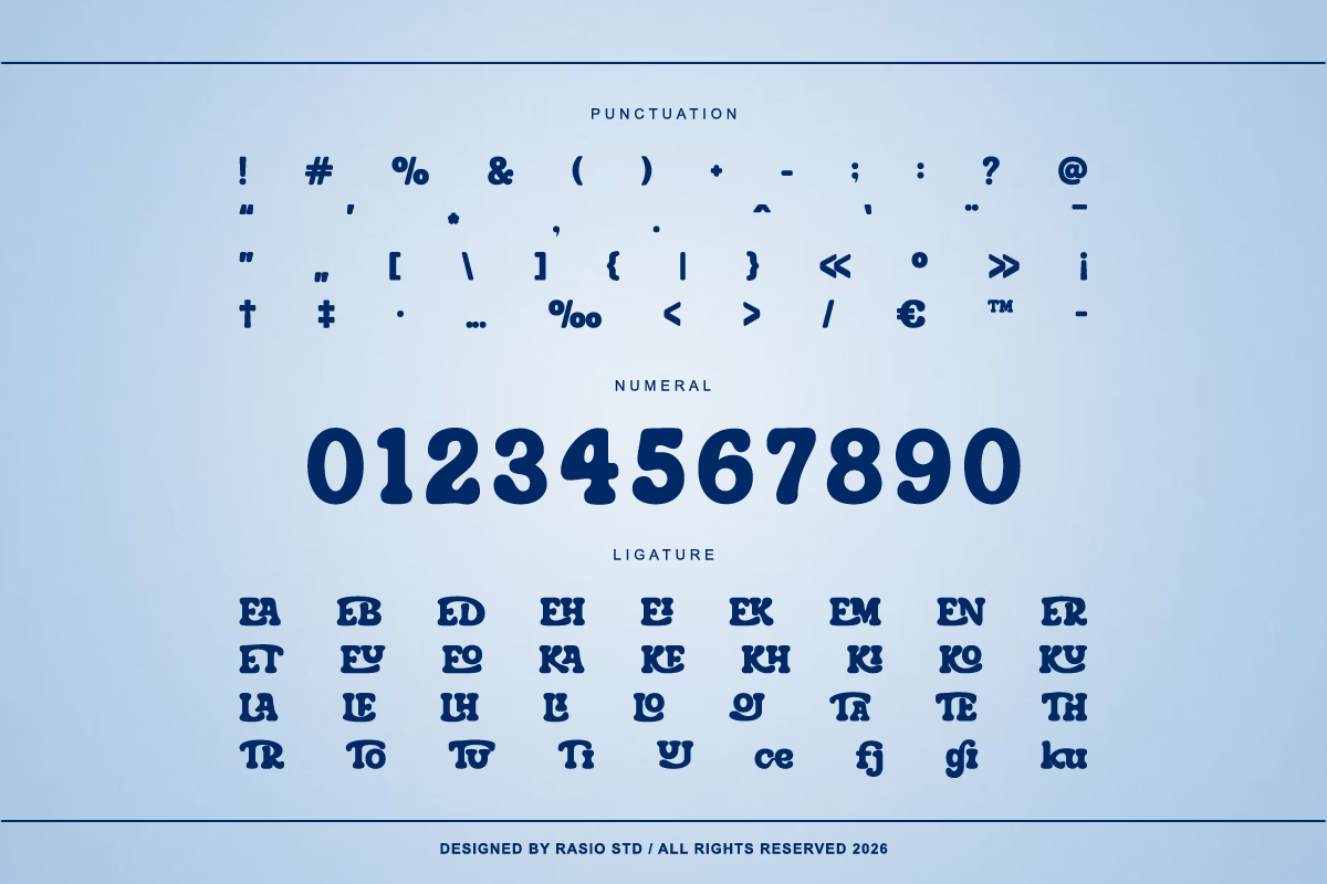 Torkue Bold Rounded Display Font, a Serif Font by Rasio Studio (Photo 3 of 9)