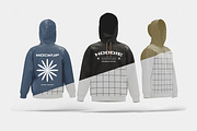 Men's Heather Hoodie Mockup, a Hoody Mockup by Unerispace (Thumbnail 2 of 2)