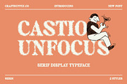 Castio Unfocus, a Serif Font by Craft Supply Co. (Thumbnail 1 of 8)