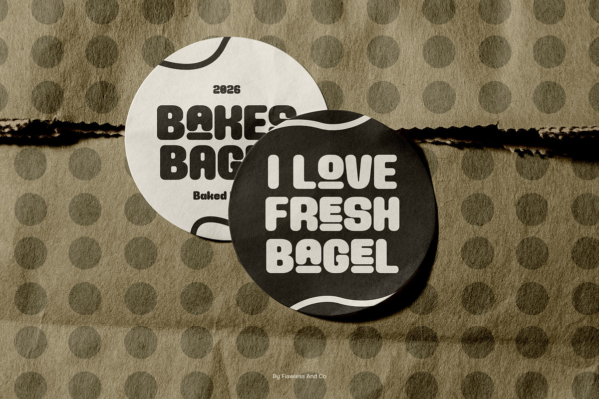 Naria - Retro Bold Display Font, a Sans Serif Font by Flawless And Co (Photo 4 of 10)