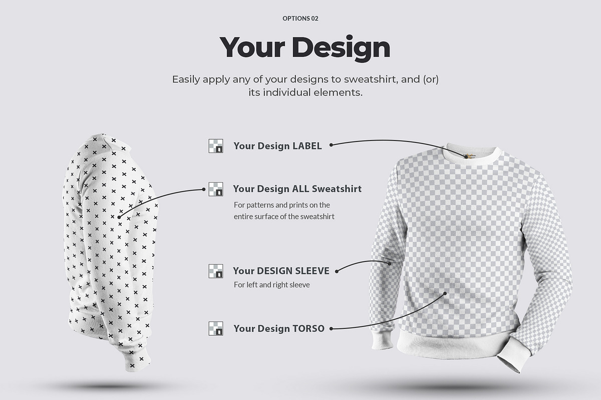 8 Mockups Mens 3D Sweatshirt, a Shirt Mockup by Grow Design Craft Studio (Photo 3 of 5)