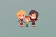 Family big set 1: Diversity, a Person Illustration by Beatriz Gascón (Thumbnail 4 of 4)