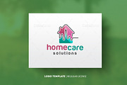 HomeCareSolutions-TemplateLogo, a Branding & Logo Template by Cre8iveSense (Thumbnail 1 of 5)