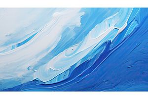 canvas blue acrylic paint strokes ai, a Background Photo by pikepicture