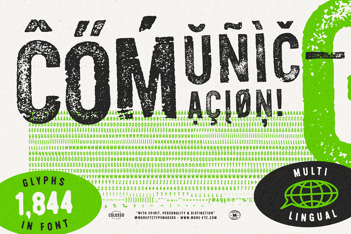 Colosso Giga Display Font, a Sans Serif Font by More Etc. Studios (Photo 11 of 14)