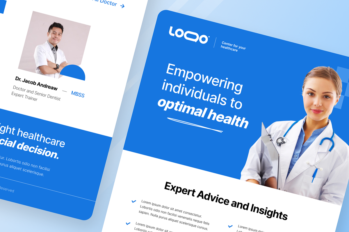 Medical Checkup Email Newsletter, a Templates & Theme by SquidPixey (Photo 4 of 5)