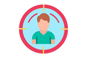 Headhunting Flat Icon, a Duotone Icon by Pexelpy