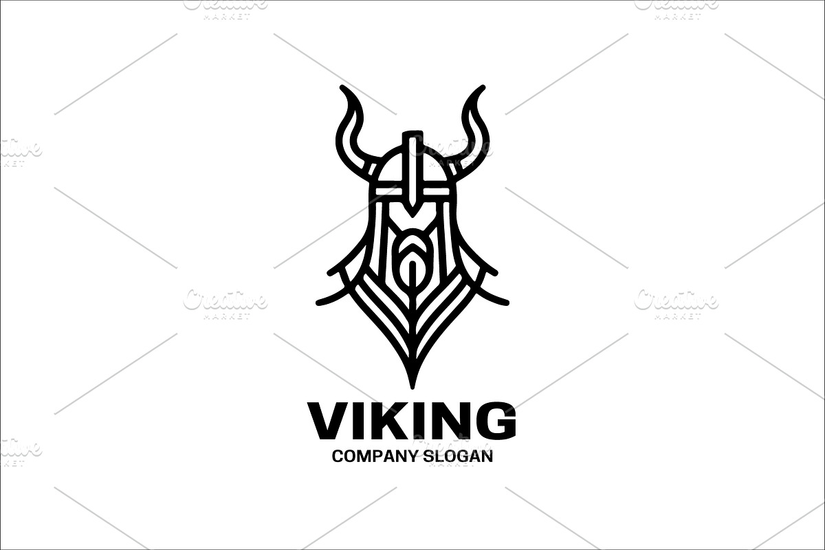 Viking Logo for Strong Branding, a Branding & Logo Template by Vectorium Studio (Photo 1 of 2)