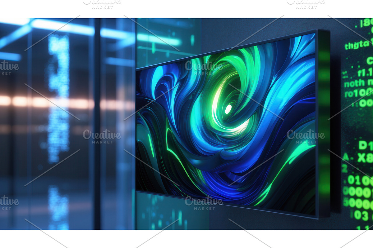 Abstract digital artwork on modern, an Illustration by tilialucida