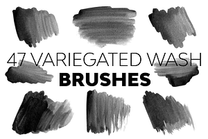 Variegated Wash Brushes