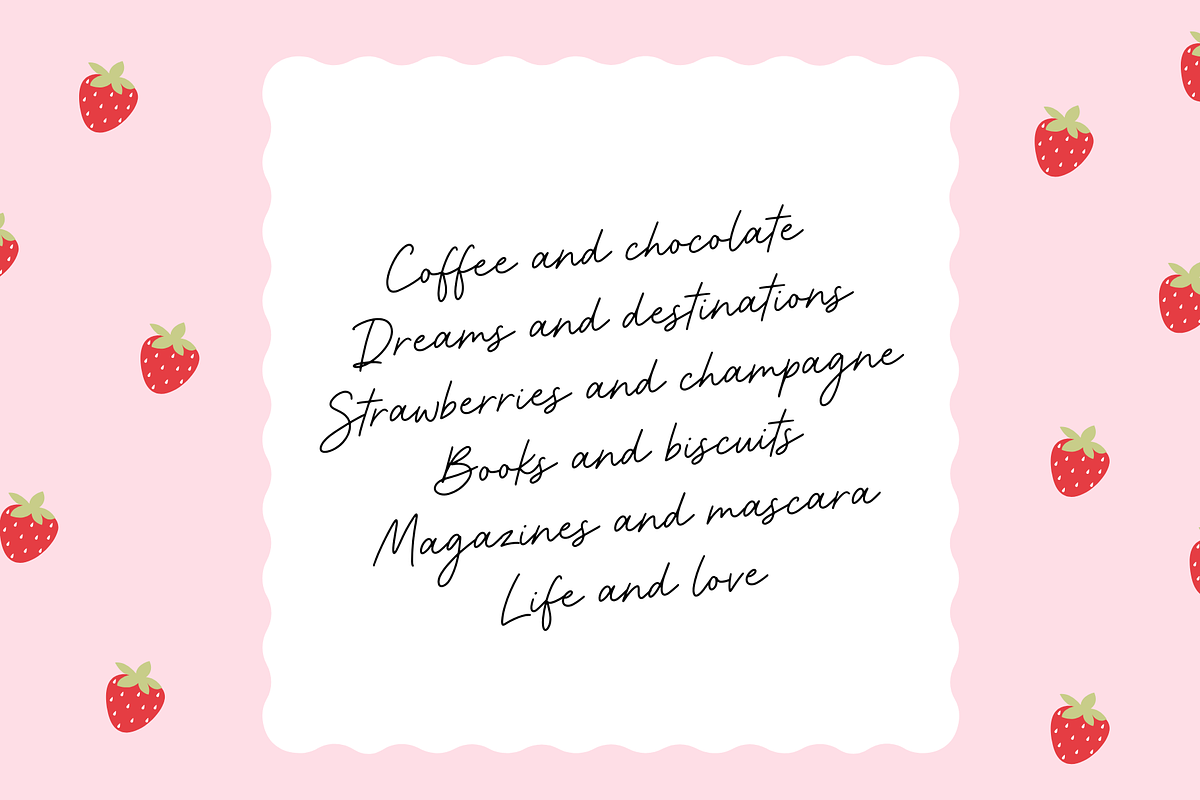 Sweetheart Font, a Handwritten Font by Design Pixie (Photo 3 of 6)