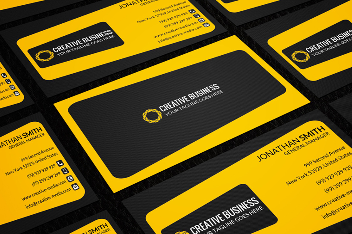 Clean Business Card CM073, a Business Card Template by annozio (Photo 4 of 4)