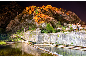 Fortifications of kotor in containing kotor, montenegro, and wall, an Architecture Photo by Leonid Andronov