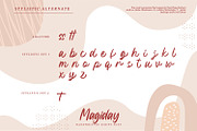 Megiday, a Script Font by Ditatype (Thumbnail 6 of 8)