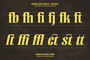 Berguna - A Serif Display Typeface, a Serif Font by Mbonster Design Studio (Thumbnail 6 of 10)