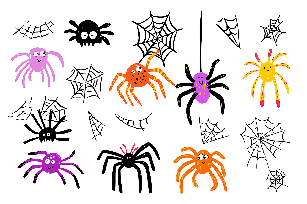Spooky-Doopy Spiders and Cobwebs, a Graphic by ShooShooShop (Photo 4 of 6)