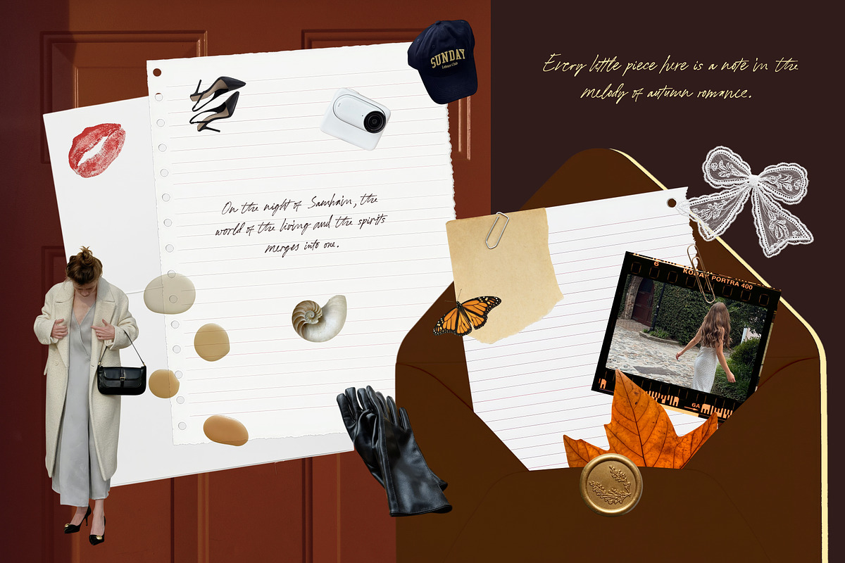 Classic Romance Collage Pack, an Object Graphic by Feelsoul (Photo 5 of 9)