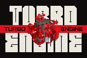 Dexvor Bold Industrial Display Font, a Font by PutraCetol Studio (Thumbnail 3 of 5)
