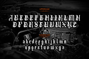 Cassandra - Blackletter Tattoo, a Blackletter Font by Brightone (Thumbnail 2 of 8)