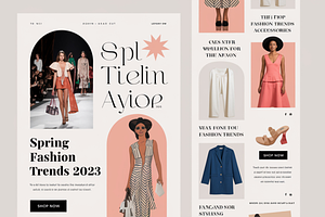 15 Fashion Email Canva Template