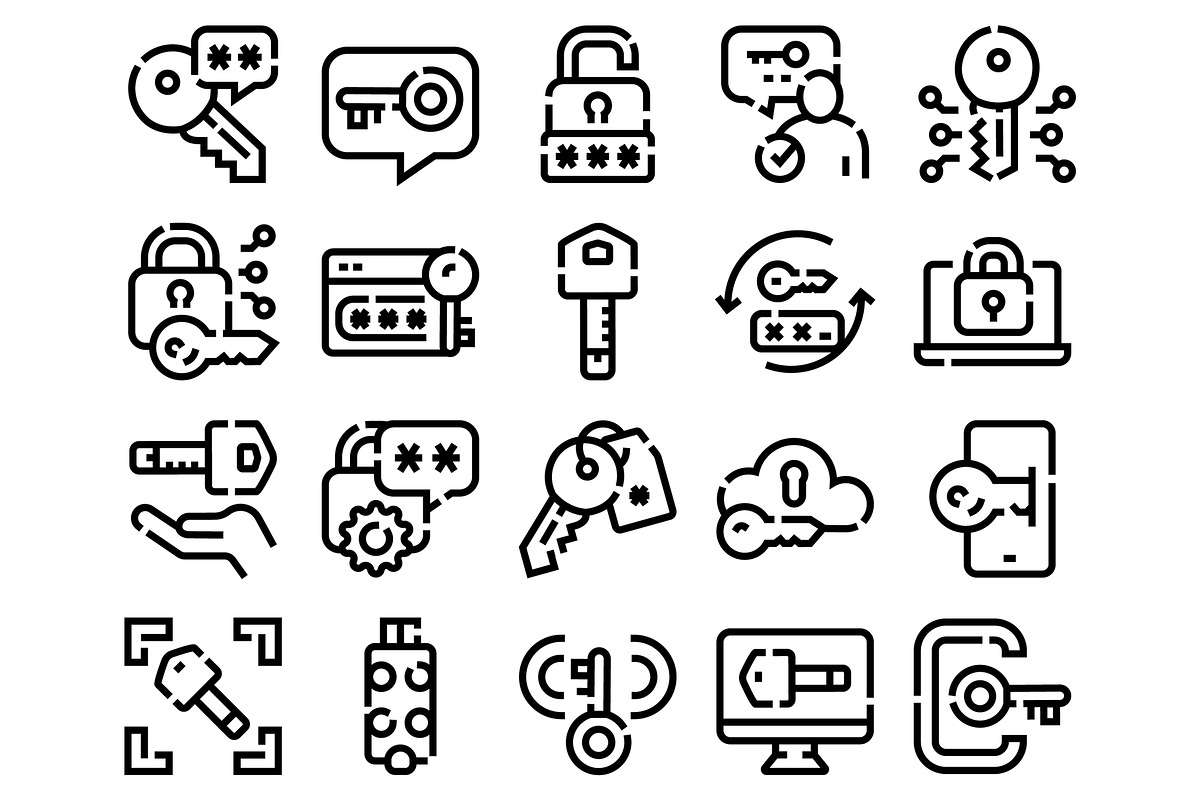 Digital security password key access, an Object Graphic by pikepicture (Photo 2 of 3)