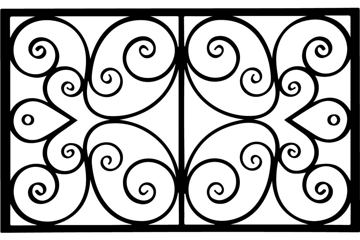 Vintage Scroll Gate Panel Bundle, a Decorative Illustration by Creativeshirt (Photo 16 of 20)