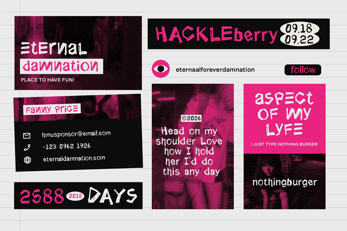 Merosy, a Sans Serif Font by graphicook (Photo 7 of 10)