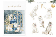 Modern Christmas Watercolor, an Animal Illustration by Cat In Colour (Thumbnail 2 of 14)